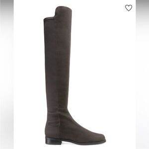 Stuart Weitzman 5050 over the knee boot in charcoal